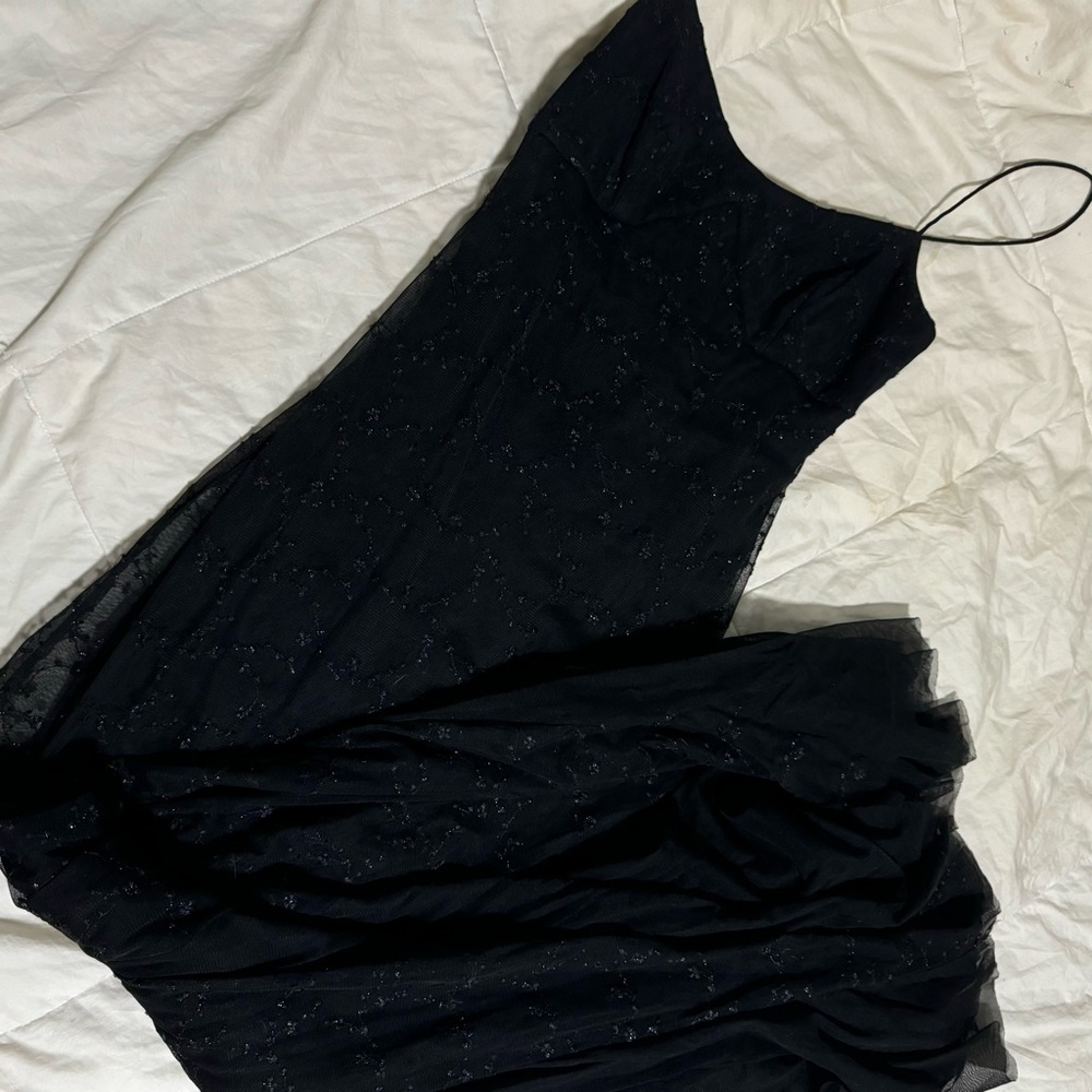 Vintage 90s Maxi Dress - Black